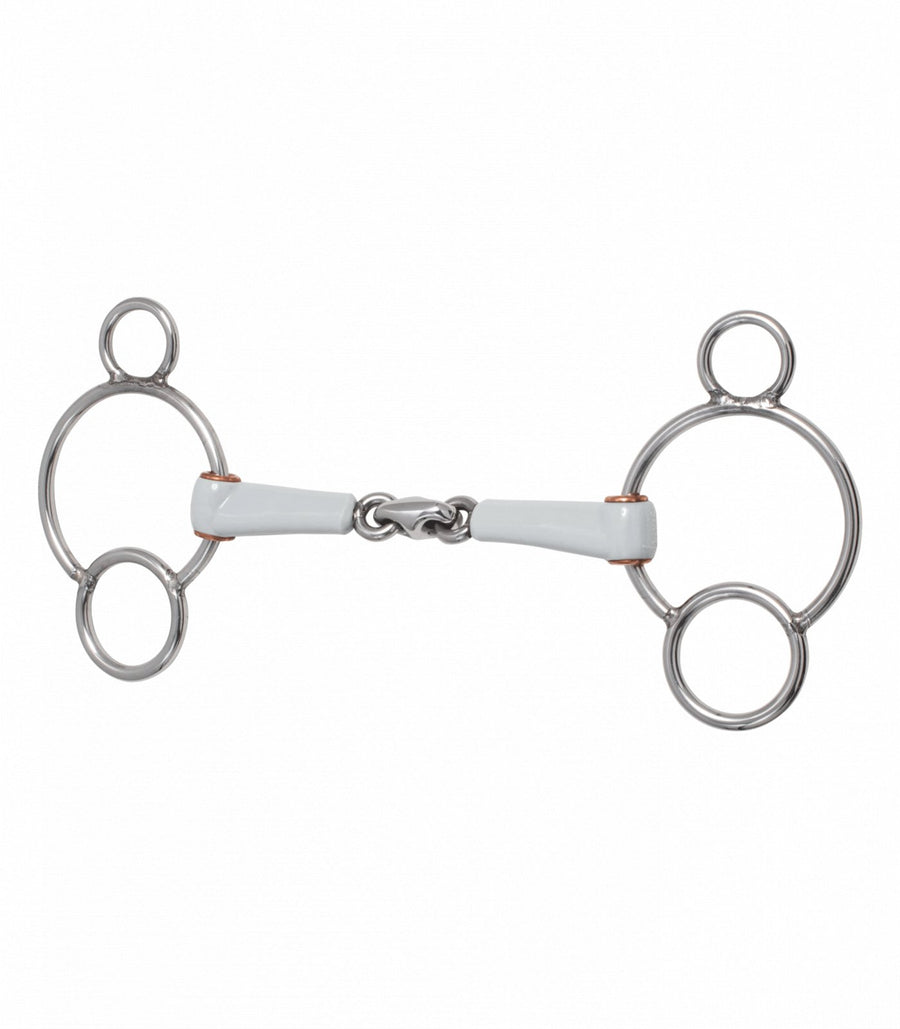 Beris 3 - Ring Universal Double Jointed Bit - Horse Bit Emporium