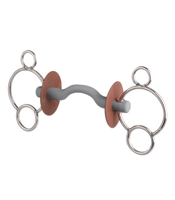 Beris 3 - Ring Universal Tongue Port Bar 65275 - Horse Bit Emporium