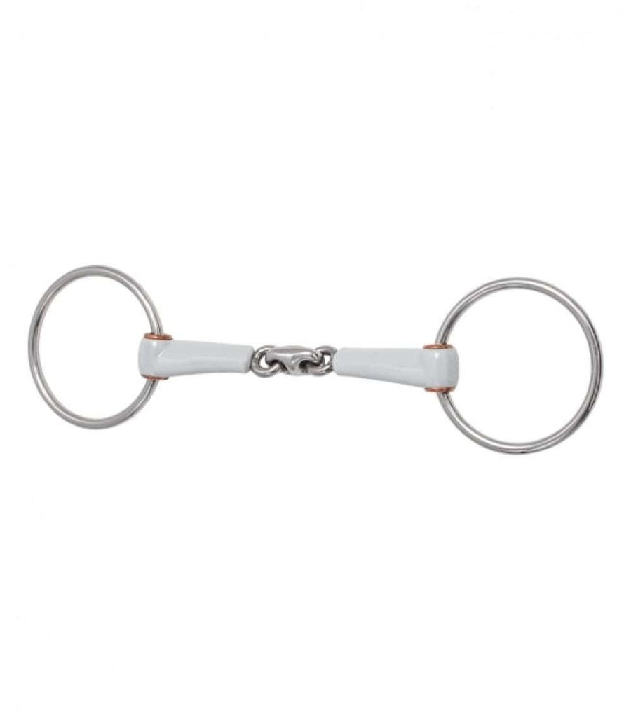 Beris Loose Ring Bradoon Double Jointed Bit - Horse Bit Emporium