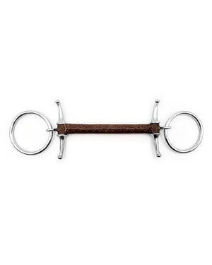 Fager Adam Leather Baby Fulmer Bit - Horse Bit Emporium