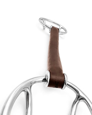 Fager Adam Leather Bevel Bit - Horse Bit Emporium