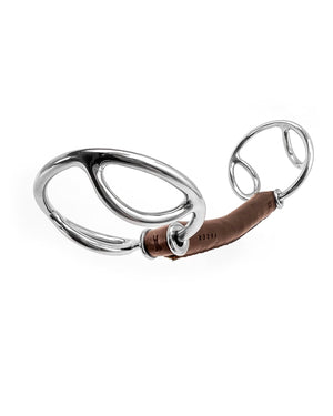 Fager Adam Leather Bevel Bit - Horse Bit Emporium