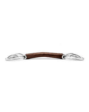 Fager Adam Leather Bevel Bit - Horse Bit Emporium