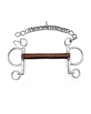 Fager Adam Leather Pelham - Horse Bit Emporium