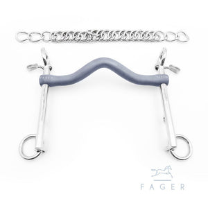 Fager Felicia Titanium Weymouth - Horse Bit Emporium