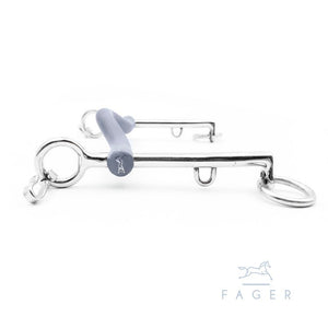 Fager Felicia Titanium Weymouth - Horse Bit Emporium