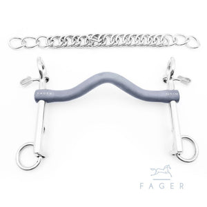 Fager Felicia Titanium Weymouth - Horse Bit Emporium