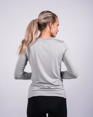 Fager Fia Long Sleeve T-shirt Grey - Horse Bit Emporium