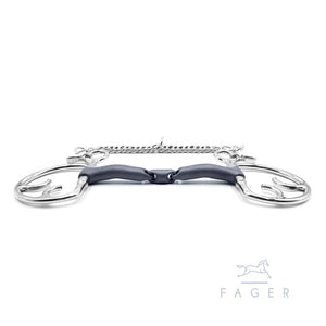 Fager Fredric Titanium Kimblehook - Horse Bit Emporium