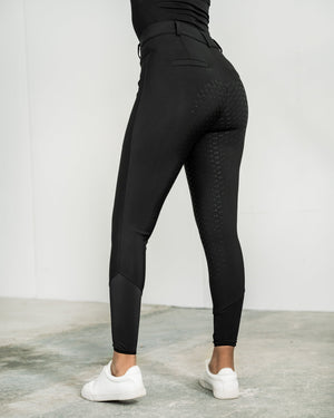 Fager Freya Hybrid Breeches Black - Horse Bit Emporium