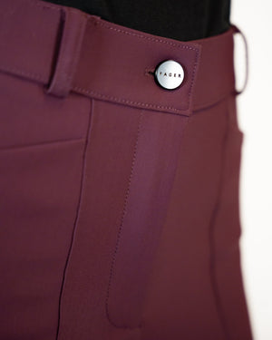 Fager Freya Hybrid Breeches Burgundy - Horse Bit Emporium