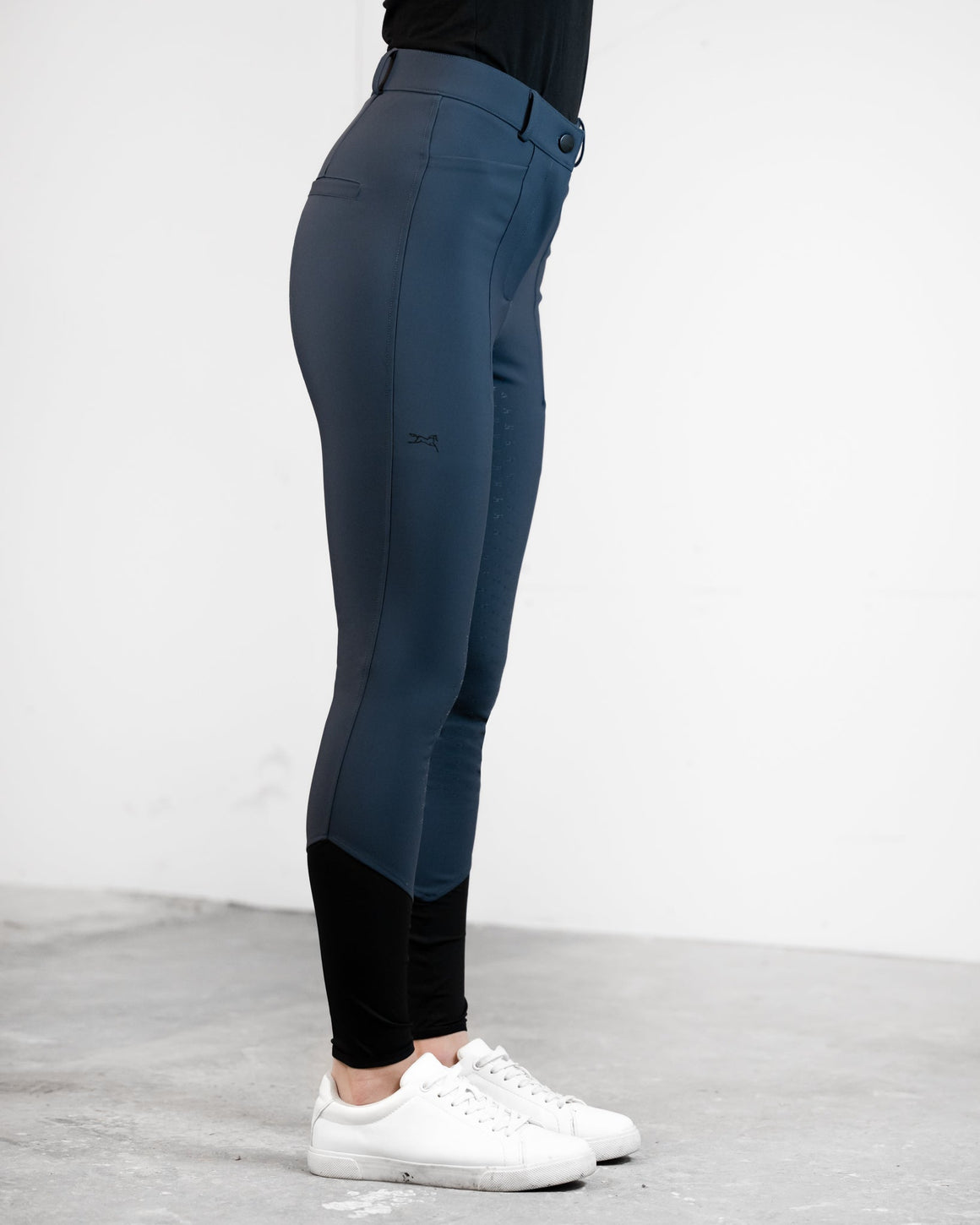 Fager Freya Hybrid Breeches Navy - Horse Bit Emporium