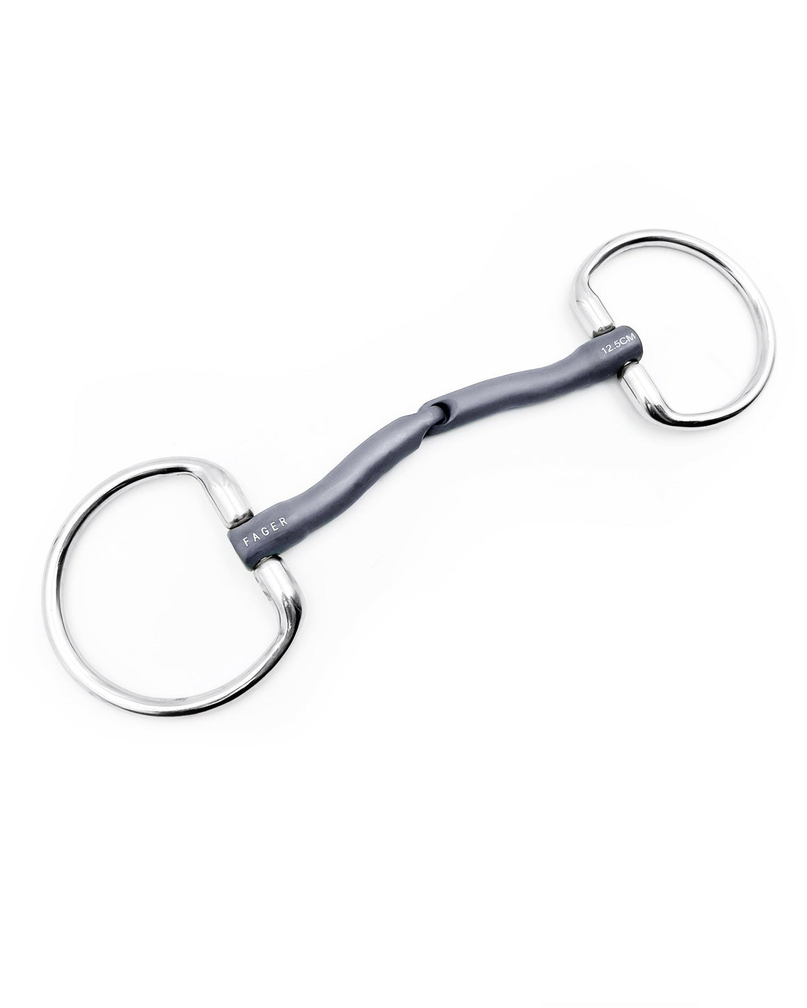 Fager Greta Titanium Fixed Ring Bradoon - Horse Bit Emporium