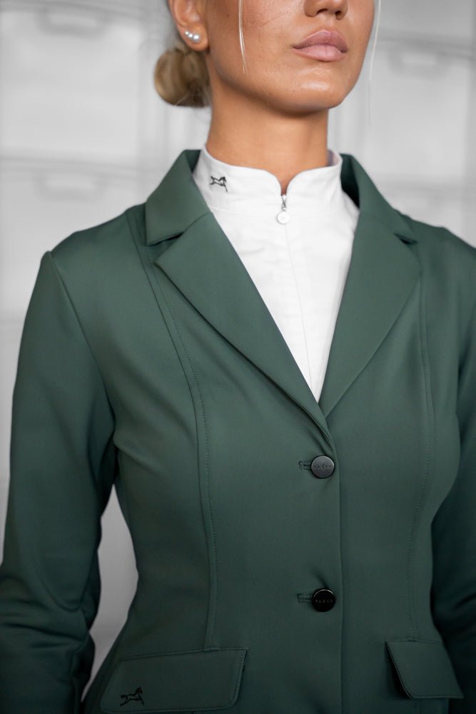 Fager Jessica Competition Jacket Green - Horse Bit Emporium