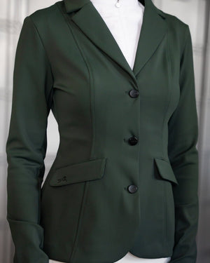 Fager Jessica Competition Jacket Green - Horse Bit Emporium