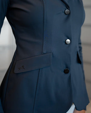 Fager Jessica Competition Jacket Navy - Horse Bit Emporium