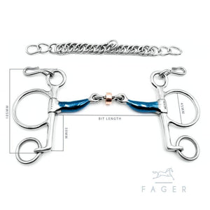 Fager Julia Sweet Iron Baby Pelham - Horse Bit Emporium