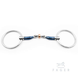 Fager Julia Sweet Iron Loose Ring - Horse Bit Emporium