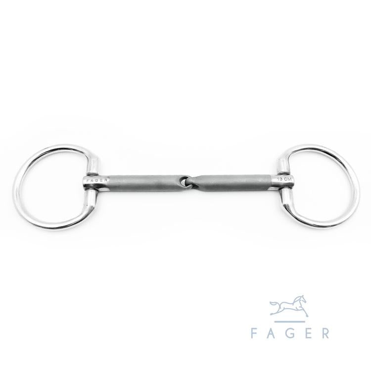 Fager Kasper Sweet Iron Bradoon Fixed - Horse Bit Emporium