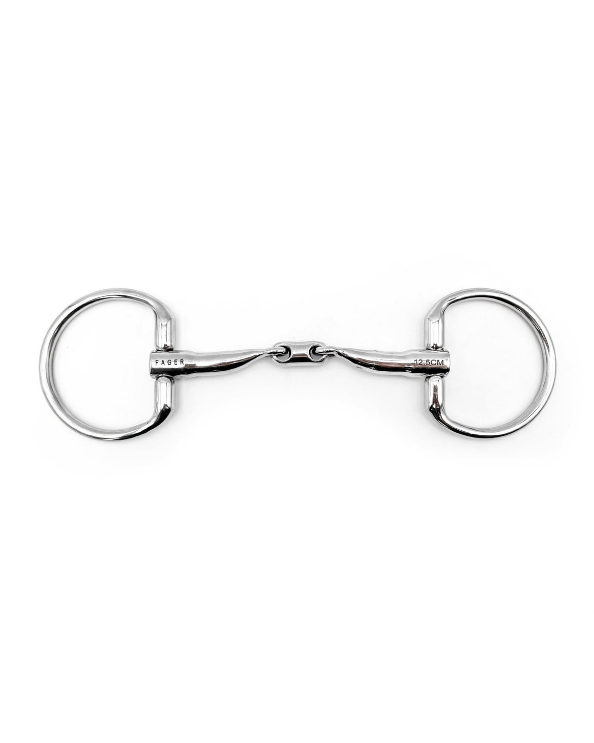 Fager Kevin Stainless Steel Fixed Rings - Horse Bit Emporium