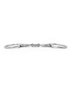 Fager Kevin Stainless Steel Fixed Rings - Horse Bit Emporium