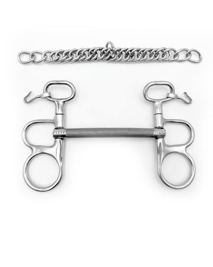 Fager Liam Sweet Iron Mullen Butterfly Bit - Horse Bit Emporium