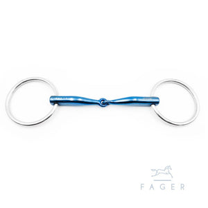 Fager Lilly FSS Titanium Loose Rings - Horse Bit Emporium