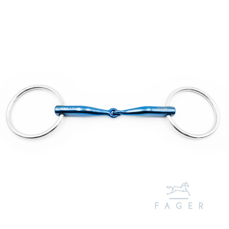 Fager Lilly FSS Titanium Loose Rings - Horse Bit Emporium