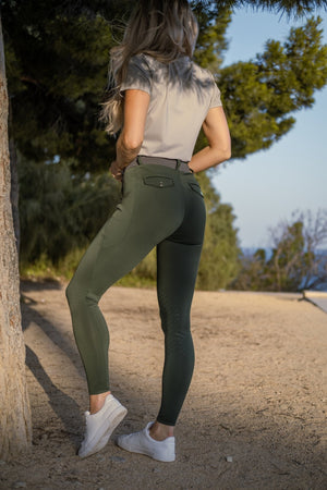 Fager Loui Active Leggings Green - Horse Bit Emporium