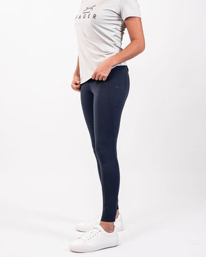 Fager Loui Active Leggings Navy - Horse Bit Emporium