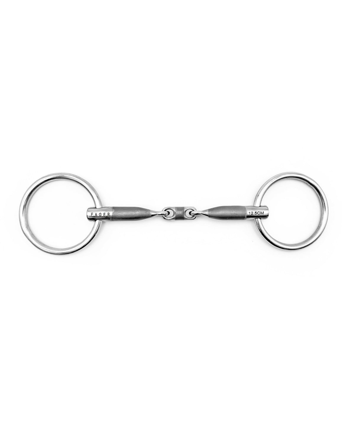 Fager Ludwig Sweet Iron Loose Ring Bradoon - Horse Bit Emporium