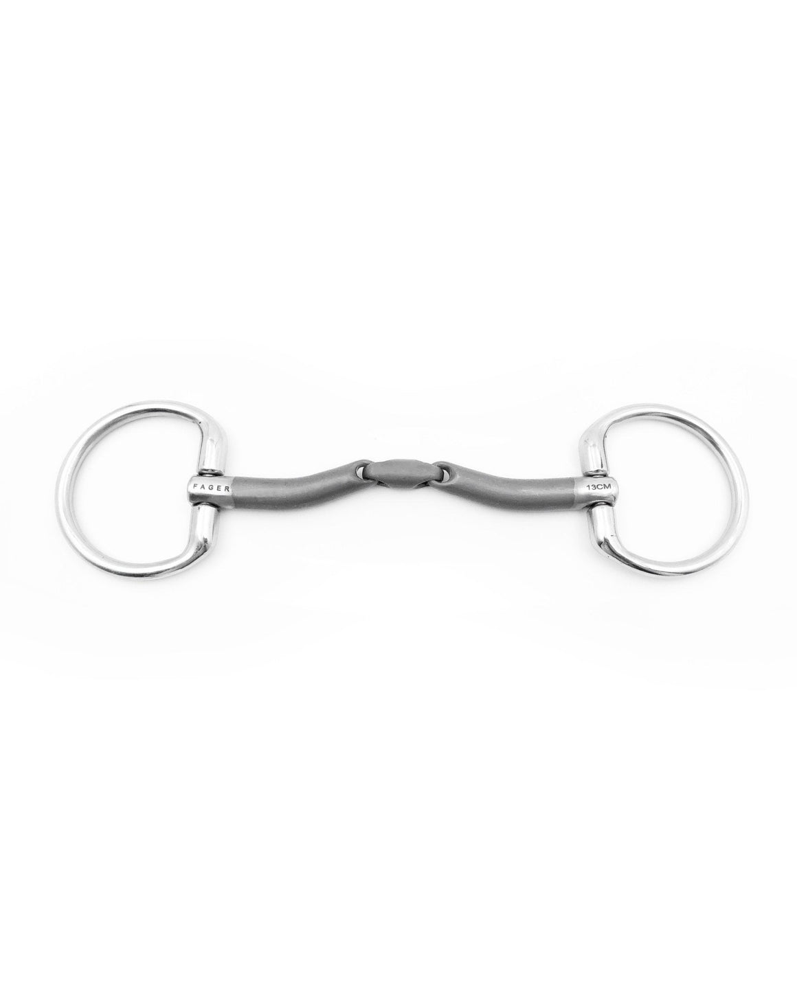 Fager Milton Sweet Iron Fixed Ring Bradoon - Horse Bit Emporium