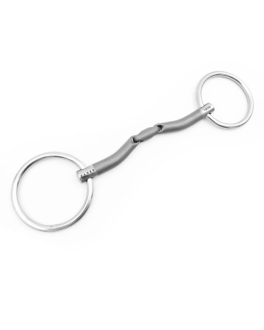 Fager Milton Sweet Iron Loose Ring Bradoon - Horse Bit Emporium