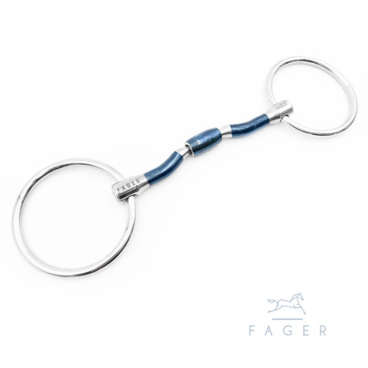 Fager Nils Sweet Iron Loose Ring - Horse Bit Emporium