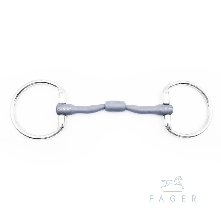 Fager Nina Titanium Fixed Rings - Horse Bit Emporium