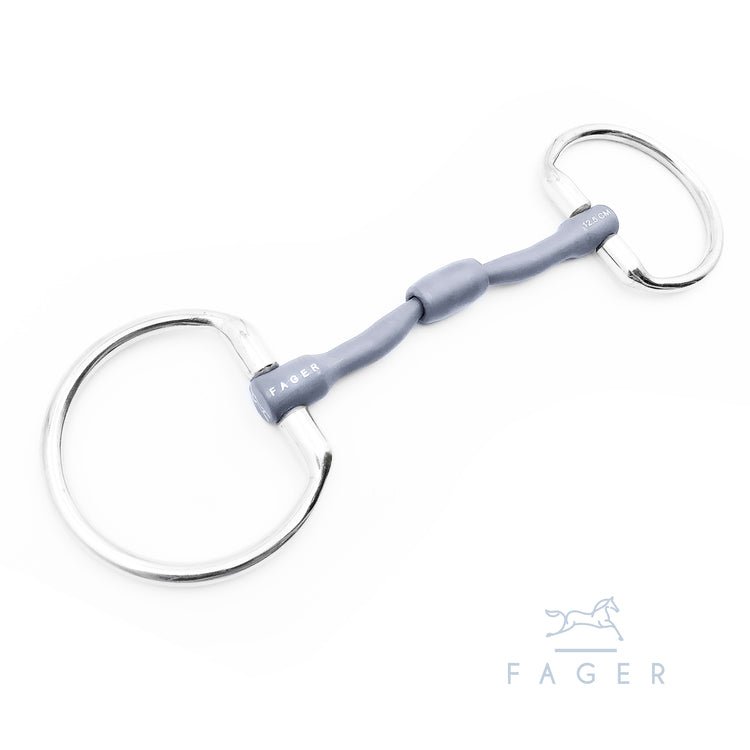 Fager Nina Titanium Fixed Rings - Horse Bit Emporium