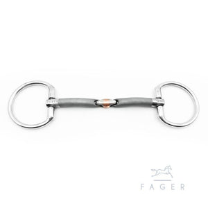 Fager Oliver Sweet Iron Bradoon Fixed Ring - Horse Bit Emporium