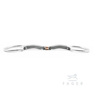 Fager Oliver Sweet Iron Bradoon Fixed Ring - Horse Bit Emporium