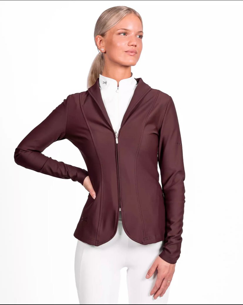 Fager Rebecca Competition Jacket Burgundy - Horse Bit Emporium