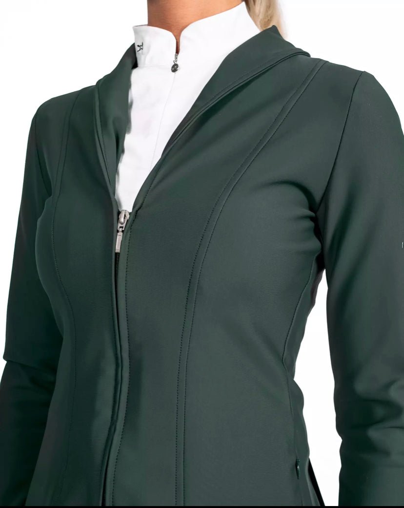 Fager Rebecca Competition Jacket Green - Horse Bit Emporium