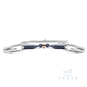 Fager Sally Titanium Kimblehook - Horse Bit Emporium