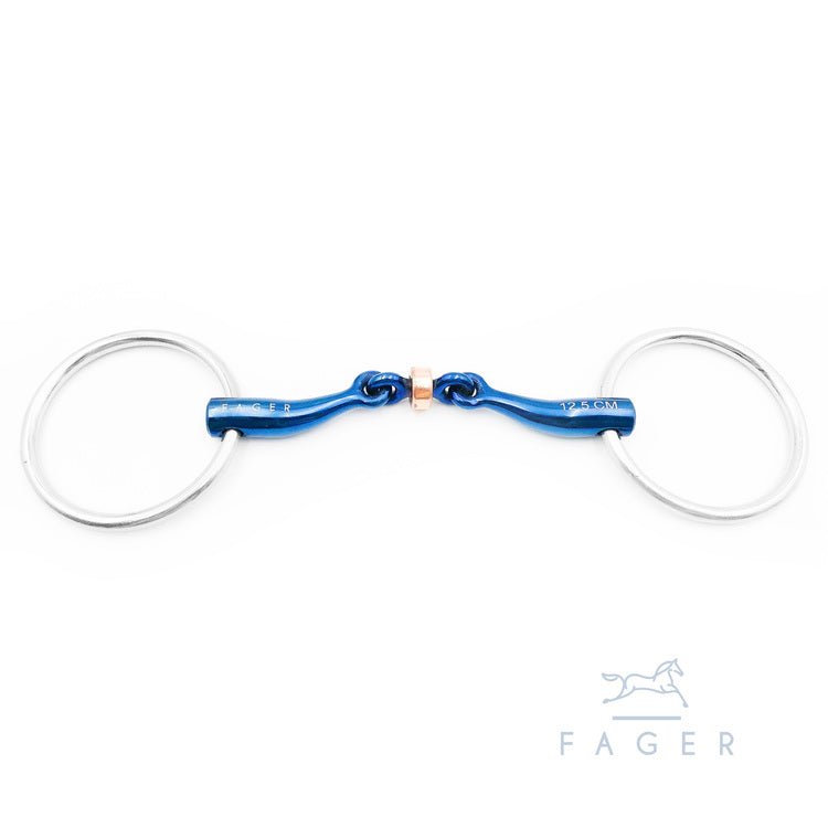 Fager Sally Titanium Loose Rings - Horse Bit Emporium