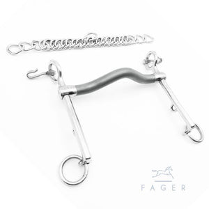 Fager Sebastian Sweet Iron Weymouth - Horse Bit Emporium