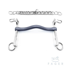 Fager Sofia Titanium Weymouth - Horse Bit Emporium