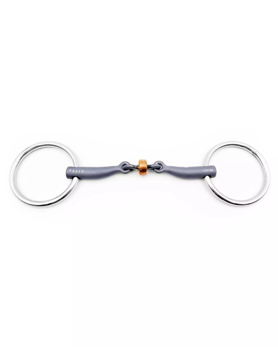 Fager Stephanie Titanium Bradoon Loose Rings - Horse Bit Emporium