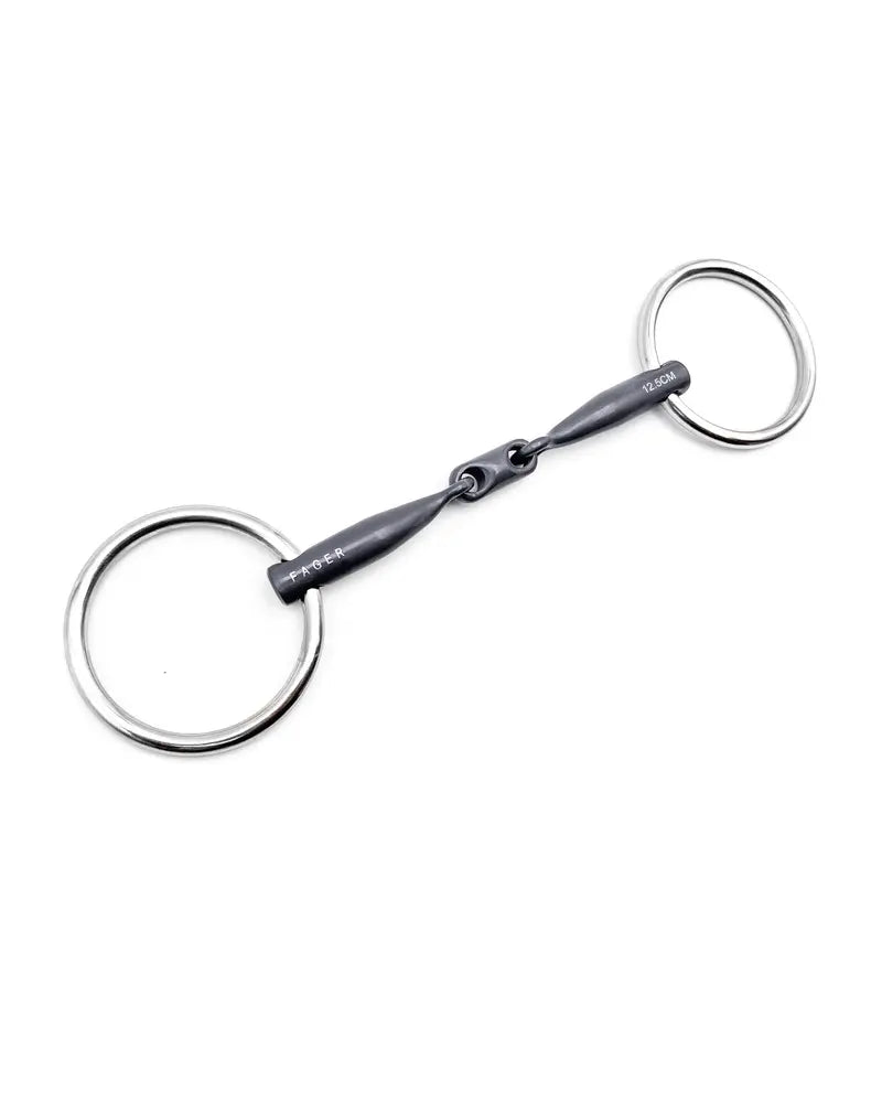 Fager Vendela Titanium Loose Ring Bradoon - Horse Bit Emporium