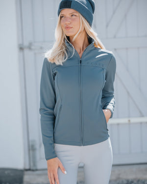 Fager Vera Full Zip Sports Jacket Ice Blue - Horse Bit Emporium