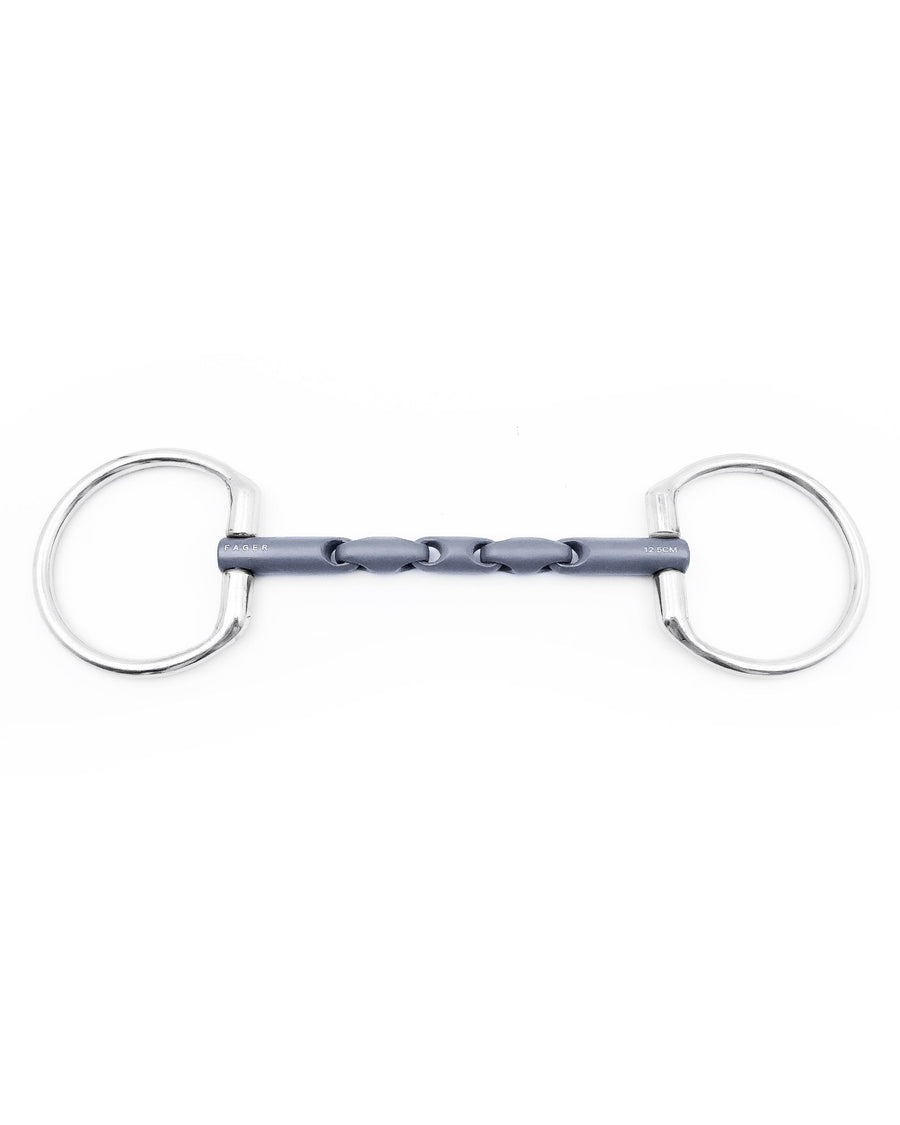 Fager Wilma Titanium Waterford Fixed Rings - Horse Bit Emporium