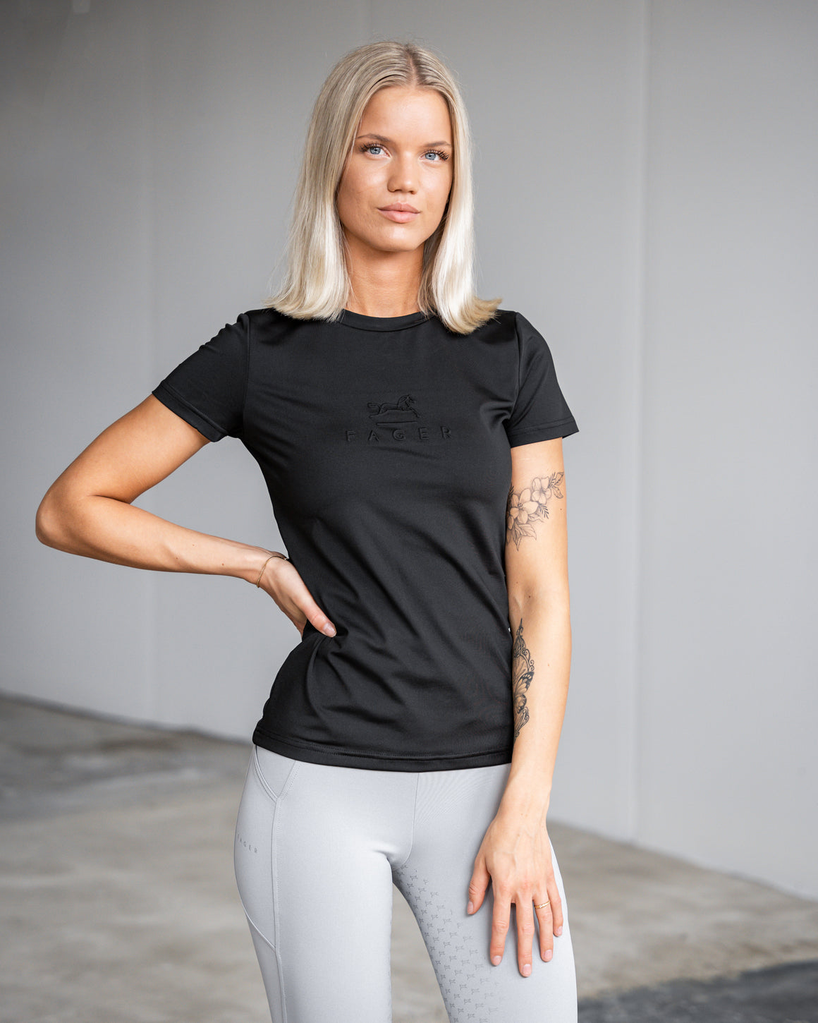 Fager Ida Short Sleeve T-Shirt Black