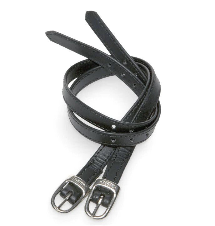 Kieffer Secu Spur Straps Black - Horse Bit Emporium